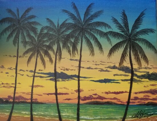 Sunset Palms